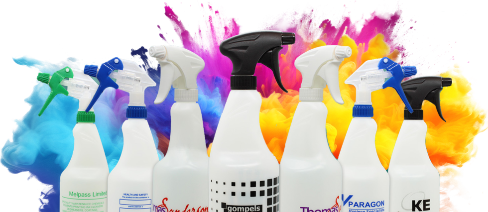 Custom Printing Trigger Bottle Sprayers | Sema Sprayers